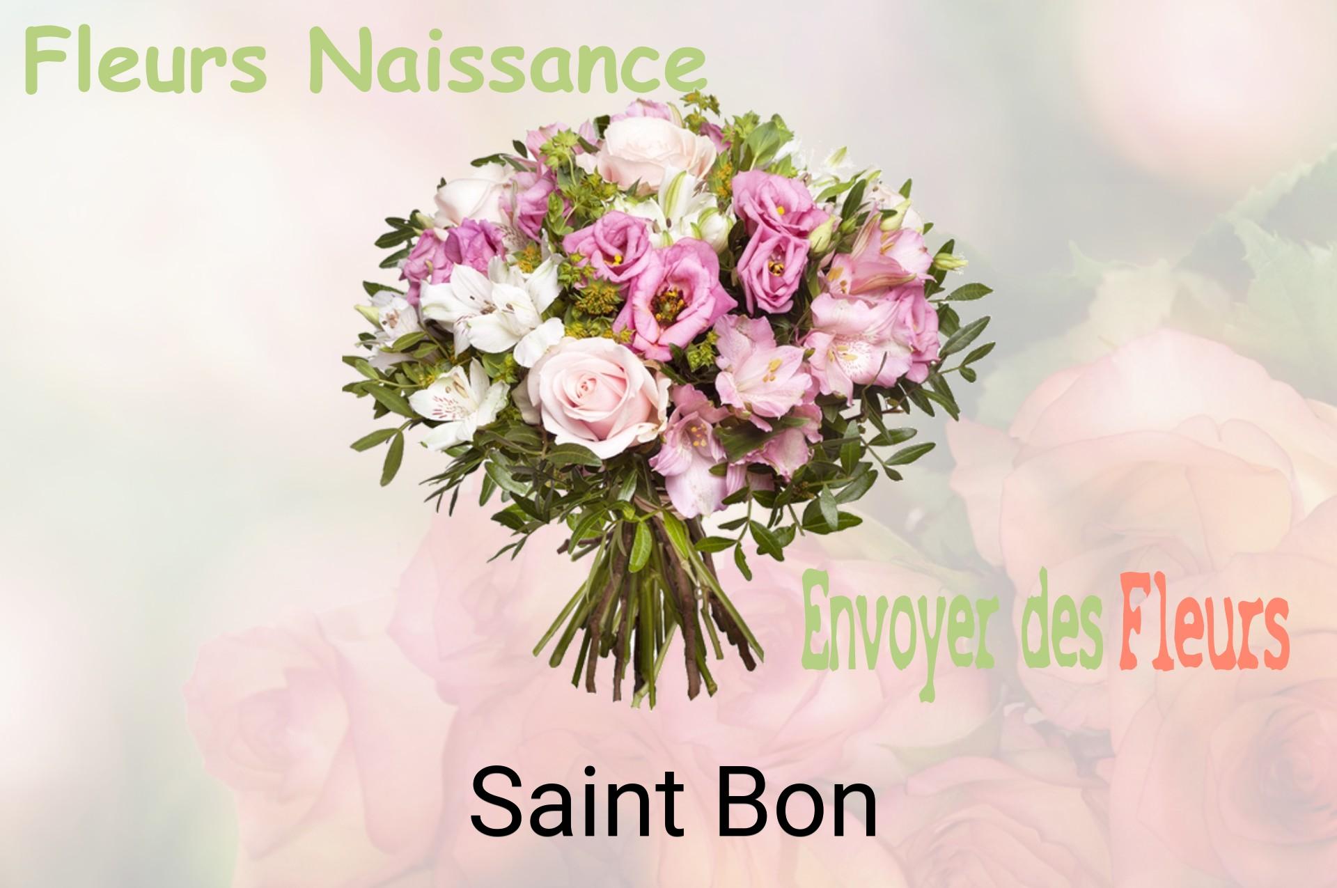 Bouquet de fleurs de naissance livré à Saint-Bon